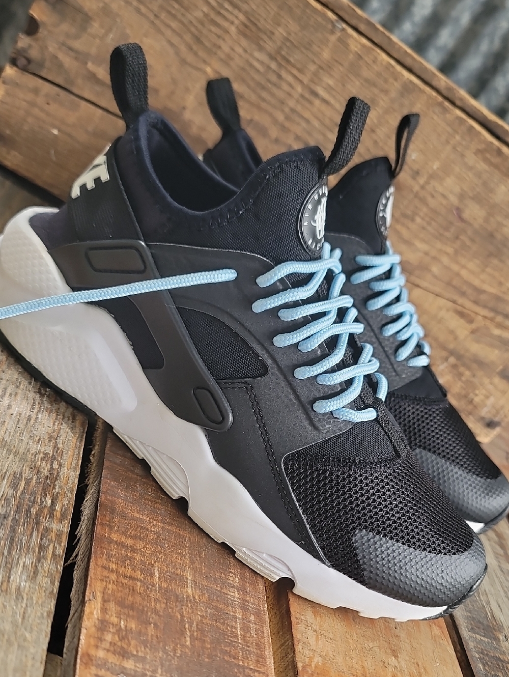 Nike Air Huarache Ultra "Black/White" 🔥🔥 Wmns 7.5 Great Condition Ships Today